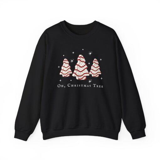 vintage christmas sweatshirt oh christmas tree design with merry and bright theme for winter celebrations