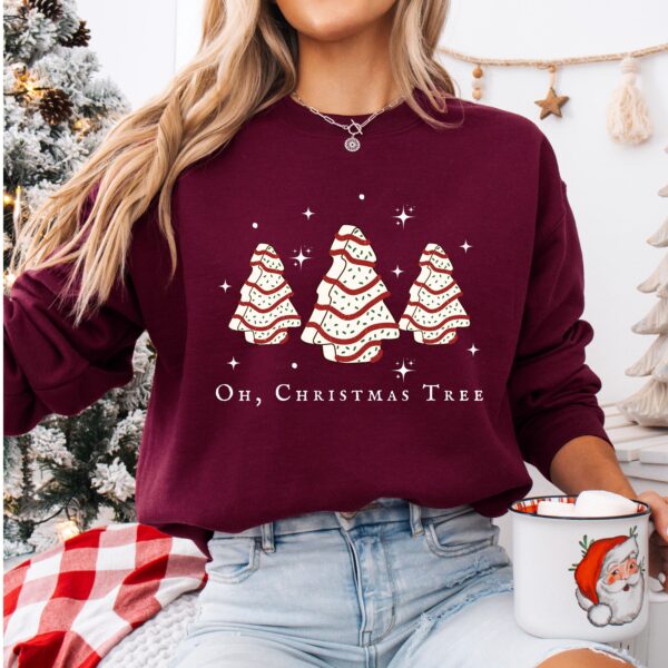 vintage christmas sweatshirt oh christmas tree design with merry and bright theme for winter celebrations ijfxi scaled