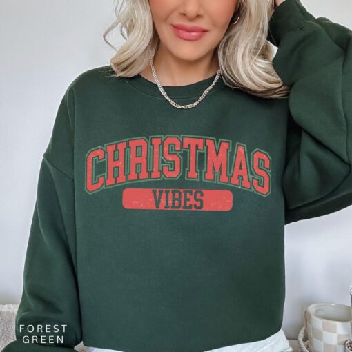 vintage christmas sweatshirt retro crewneck holiday design for winter wear ylaqd