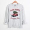 vintage christmas sweatshirt retro farm fresh trees design soft crewneck apparel for holiday celebrations fxaoi scaled