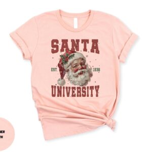 vintage christmas sweatshirt retro santa university design comfortable fit for women 4xraw