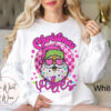 vintage christmas sweatshirt sparkle santa with sunglasses oversized retro top for holiday vibes and festive style sdyq3