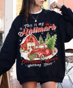 vintage christmas sweatshirt this is my hallmark movie watching hoodie unisex winter apparel for holiday celebrations qpcid