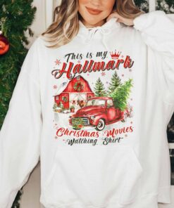 vintage christmas sweatshirt this is my hallmark movie watching hoodie unisex winter apparel for holiday celebrations shhiv