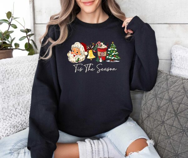 vintage christmas sweatshirt tis the season design comfortable winter apparel for holiday celebrations ebgqo scaled