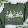 Vintage Christmas Sweatshirt Watercolor Tree Design Comfortable Crewneck for Winter Celebrations and Holiday Gatherings 12 vintage christmas sweatshirt watercolor tree design comfortable crewneck for winter celebrations and holiday gatherings ccmpv scaled