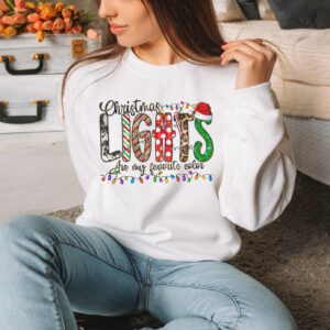 vintage christmas sweatshirt with animal print and merry lights design for holiday celebrations 20311