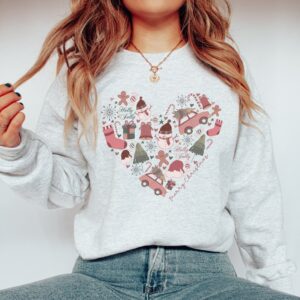 vintage christmas sweatshirt with antique truck design and santa hat graphic for a unique holiday look yuqbx