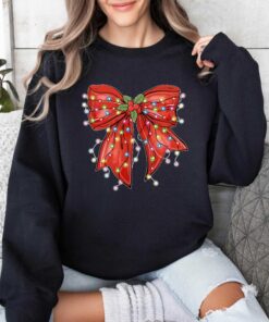 vintage christmas sweatshirt with bow design for retro holiday style and festive vibes 9vwo7 scaled