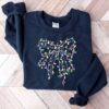 vintage christmas sweatshirt with coquette bow design for retro style holiday celebrations and new year gatherings zqdkq scaled