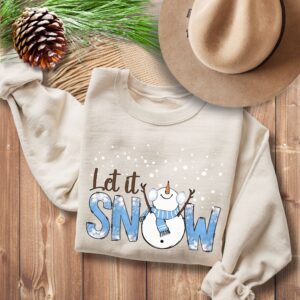 vintage christmas sweatshirt with cute snowman design for women comfortable holiday crewneck winter apparel jpq1m