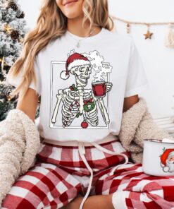 vintage christmas sweatshirt with dead inside skeleton design for men and women ideal for coffee lovers and holiday gatherings oqqdw scaled