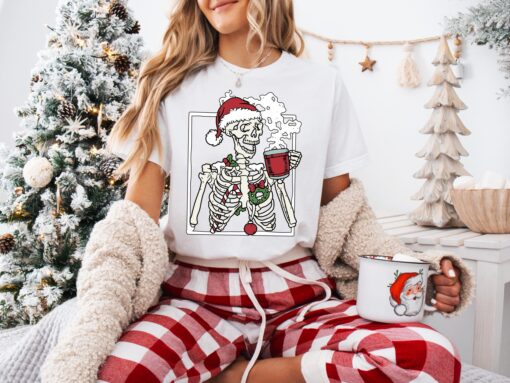 vintage christmas sweatshirt with dead inside skeleton design for men and women ideal for coffee lovers and holiday gatherings oqqdw scaled