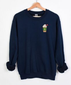 vintage christmas sweatshirt with embroidered coffee design for a unique holiday look and comfort in festive style g4u5i scaled