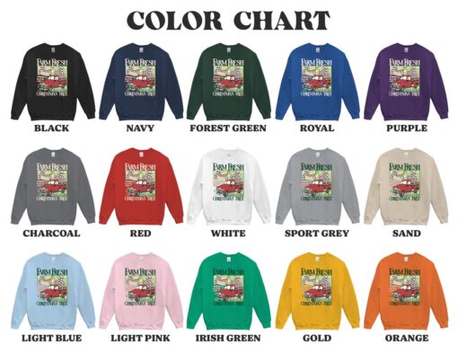 vintage christmas sweatshirt with farm fresh tree design for women and cake hoodie style ideal for winter celebrations qffma scaled