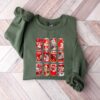 vintage christmas sweatshirt with funny coke design for cola lovers featuring iconic coke bottles jrsrf scaled
