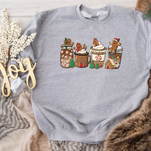 vintage christmas sweatshirt with gingerbread and coffee design for women fun holiday apparel for festive celebrations dl9ta scaled