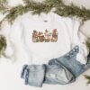 vintage christmas sweatshirt with gingerbread and coffee design for women fun holiday apparel for festive celebrations jtwzf