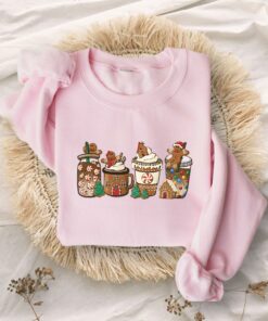 vintage christmas sweatshirt with gingerbread and coffee design for women fun holiday apparel for festive celebrations m0ogk scaled