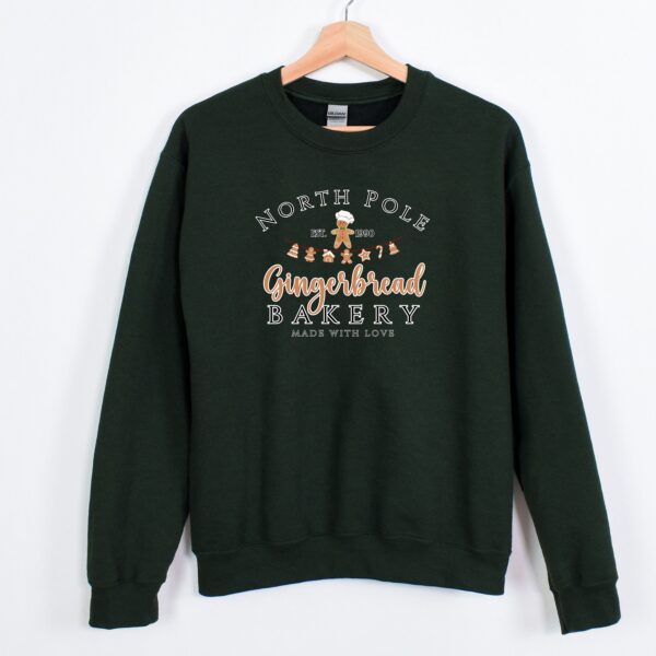 vintage christmas sweatshirt with gingerbread bakery design for women trendy and comfortable holiday apparel fx6re scaled