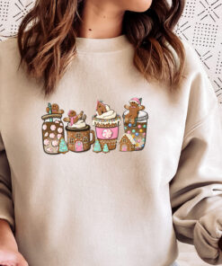 vintage christmas sweatshirt with gingerbread design for coffee lovers and holiday gatherings 3kv7g scaled