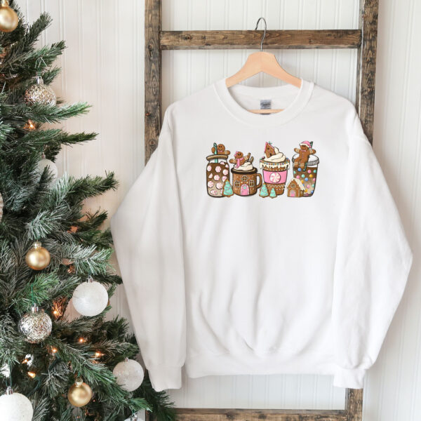 vintage christmas sweatshirt with gingerbread design for coffee lovers and holiday gatherings eexfd scaled