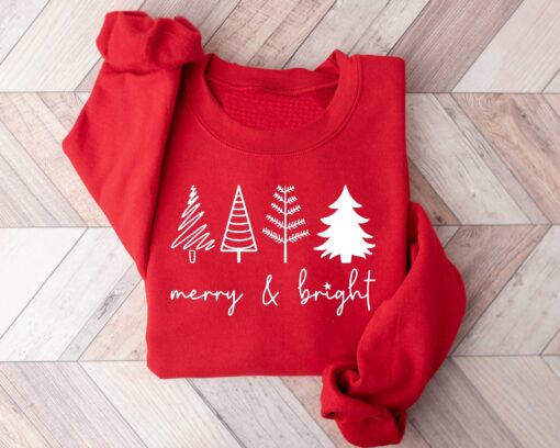 vintage christmas sweatshirt with gold tree design for family gatherings and holiday celebrations eqqlu scaled