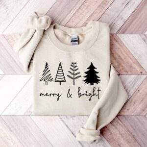 vintage christmas sweatshirt with gold tree design for family gatherings and holiday celebrations n9knq scaled