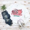 vintage christmas sweatshirt with hot cocoa and movies design for holiday traditions and retro style mbrrk