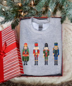 vintage christmas sweatshirt with nutcracker and sugar plum fairy design for ballet lovers and ballerina enthusiasts c6khj scaled