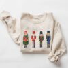 vintage christmas sweatshirt with nutcracker and sugar plum fairy design for ballet lovers and ballerina enthusiasts emase