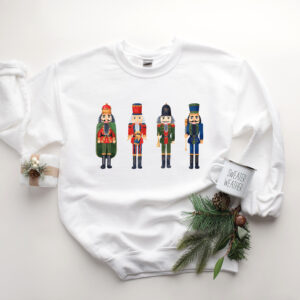 vintage christmas sweatshirt with nutcracker and sugar plum fairy design for ballet lovers and ballerina enthusiasts z2mmr