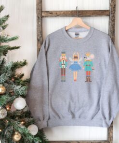 vintage christmas sweatshirt with nutcracker and sugar plum fairy design for ballet lovers and holiday celebrations xodpj scaled