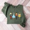 vintage christmas sweatshirt with nutcracker design and sugar plum fairy print for holiday celebrations and festive gatherings wtxyr scaled