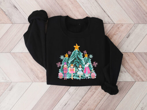 vintage christmas sweatshirt with nutcracker design for holiday celebrations and festive outfits 3yomd scaled