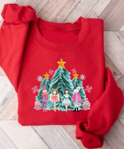 vintage christmas sweatshirt with nutcracker design for holiday celebrations and festive outfits qx17i scaled