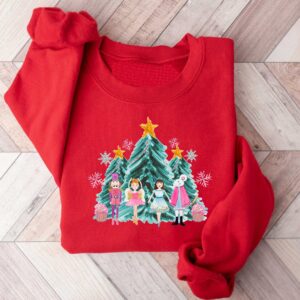 vintage christmas sweatshirt with nutcracker design for holiday celebrations and festive outfits qx17i scaled