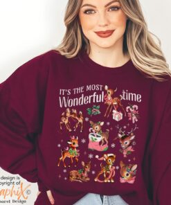 vintage christmas sweatshirt with reindeer design retro rudolph shirt for holiday celebrations comfortable and stylish apparel reuvl