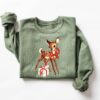 vintage christmas sweatshirt with retro reindeer design for women funny holiday apparel for seasonal celebrations 4vabt