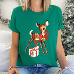 vintage christmas sweatshirt with retro reindeer design for women funny holiday apparel for seasonal celebrations 8wv8o