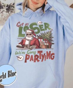 vintage christmas sweatshirt with retro santa design for funny holiday parties and gatherings bbo7t