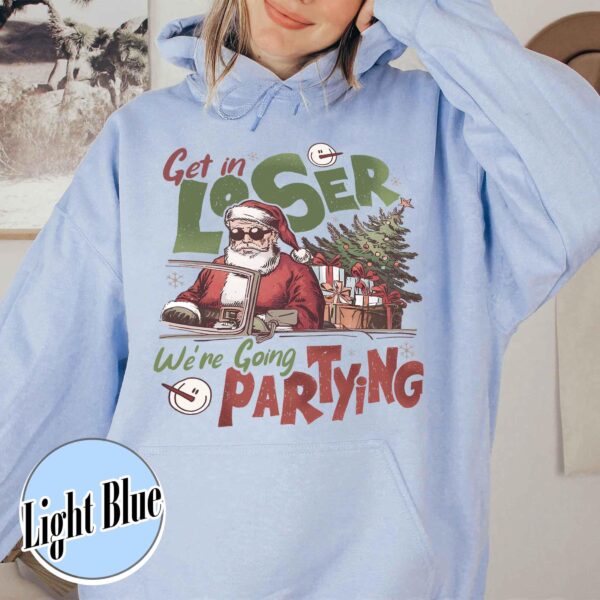 vintage christmas sweatshirt with retro santa design for funny holiday parties and gatherings bbo7t