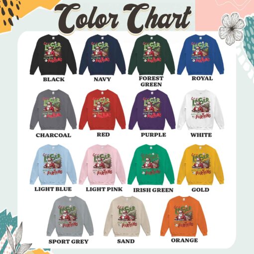 vintage christmas sweatshirt with retro santa design for funny holiday parties and gatherings