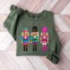 vintage christmas sweatshirt with sequin nutcracker design for family gatherings and holiday celebrations mc6s4 scaled