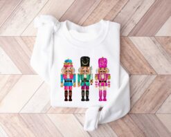 vintage christmas sweatshirt with sequin nutcracker design for family gatherings and holiday celebrations trxs8 scaled