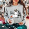 vintage christmas sweatshirt with snowman design for women funny christmas shirt in comfort colors holiday crewneck t shirt qetgv