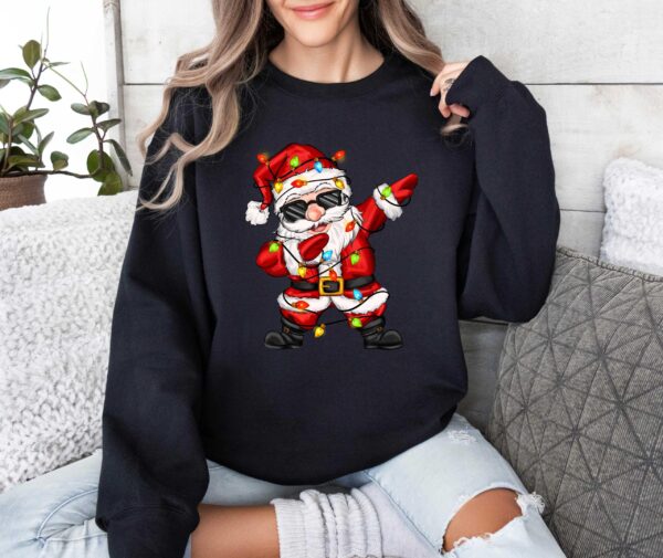 vintage christmas sweatshirts for women santa retro pink crewneck matching family sweaters for holiday parties eugrg scaled