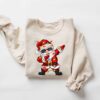 vintage christmas sweatshirts for women santa retro pink crewneck matching family sweaters for holiday parties lalic scaled