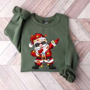 vintage christmas sweatshirts for women santa retro pink crewneck matching family sweaters for holiday parties rz7hr scaled