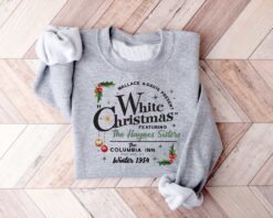 vintage christmas t shirt white christmas movie 1954 design featuring wallace and davis with haynes sisters for holiday celebrations djmp0 scaled